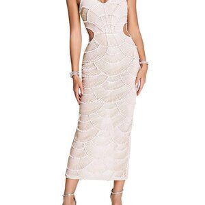 Teresa Pearl Sequin Midi Dress